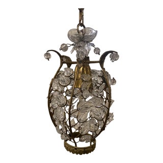 1920s French Bagues Small Chandelier For Sale
