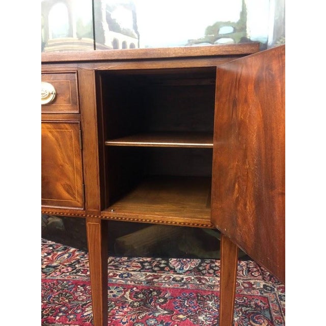 Item: Antique Sideboard Buffet by Potthast Furniture. Age & Condition: Circa 1920. Good, refinished condition. Dimensions:...