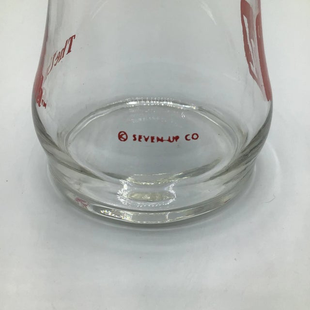 Vintage 1970’s “The Uncola” 7up Upside Down Glasses-Set of 4 For Sale In Sacramento - Image 6 of 13