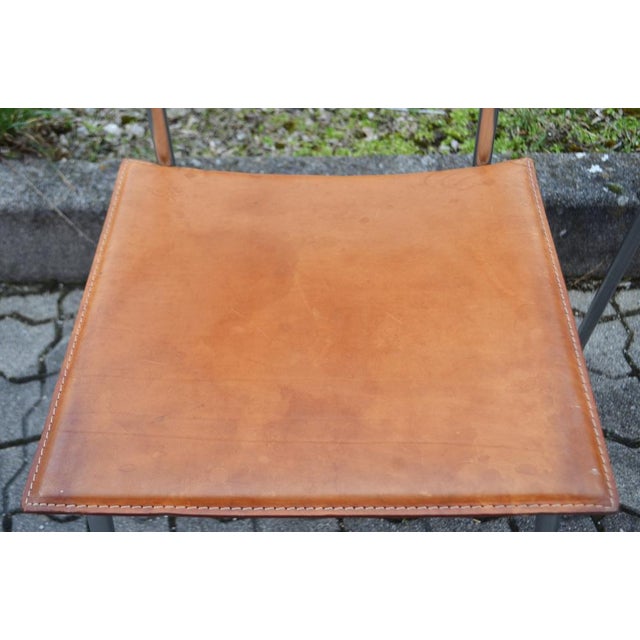 Dining Chair in Cognac Leather from Lapalma For Sale - Image 7 of 18