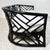 Vintage Rattan Chinese Chippendale Sofa For Sale - Image 4 of 10