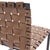 Irving Woven Leather Counter Stool For Sale In Chicago - Image 6 of 10