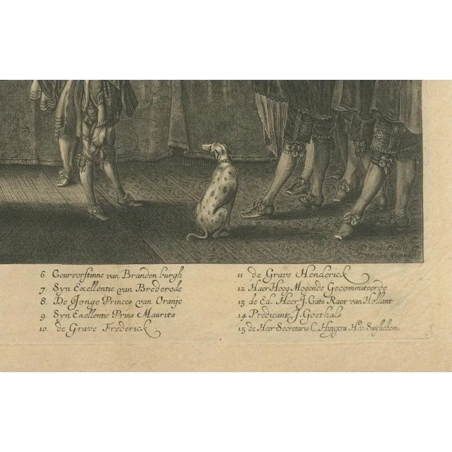 Deathbed of the Prince of Orange, 1647, Paper For Sale - Image 4 of 10