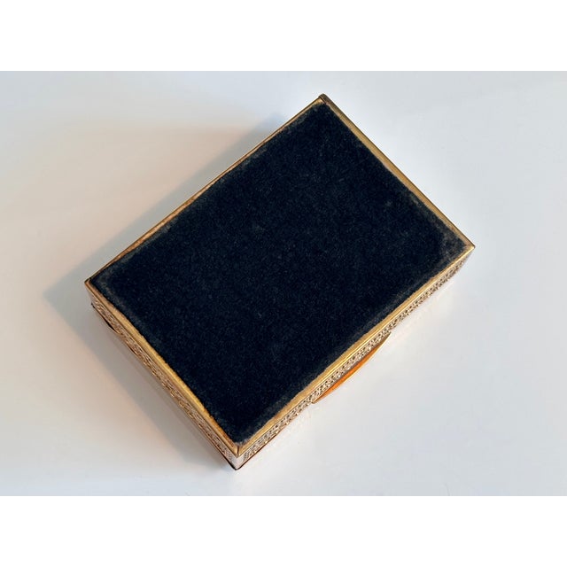 Art Nouveau Cigarettes Box in Brass and Wood from Erhard & Söhne, 1920s For Sale - Image 13 of 18
