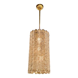 Modern Murano Pattern Glass Brass Lanterns For Sale