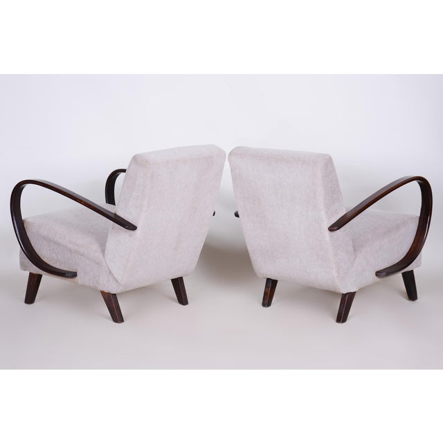 1930s Czech Art Deco Model C Armchairs by J. Halabala for Up Závody, 1930s, Set of 2 For Sale - Image 5 of 15