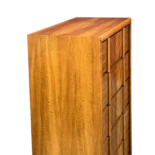 Vintage Lane Highboy Post Modern Organic Brutalist Style For Sale - Image 9 of 12