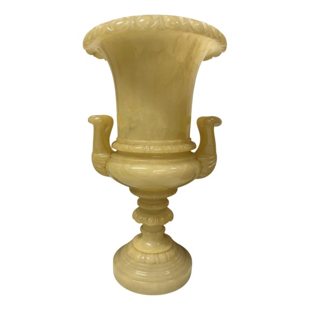 Alabaster Table Lamp, 1970s For Sale