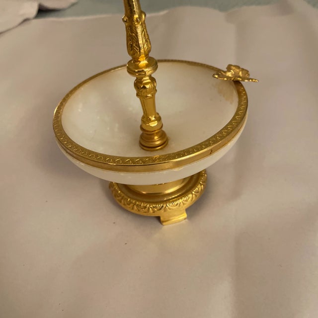 Mid-Century Modern Vintage Hollywood Regency Cigarette Holder & Ashtray For Sale - Image 3 of 7