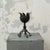 Brutalist Candleholder in Wrought Iron, 1940s For Sale - Image 10 of 11