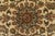 Agra Rug 8'3'' X 10'4'' Ivory Wool Traditional Hand-Knotted Oriental Carpet For Sale - Image 9 of 12