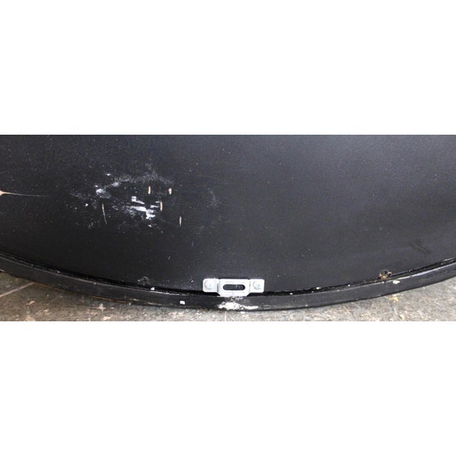 Black Mid-Century Round Mosaic Tile Mirror For Sale - Image 8 of 10