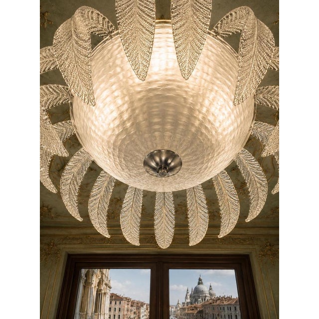 Murano Pendant Light by Barovier for Erco, 1940s For Sale - Image 9 of 11