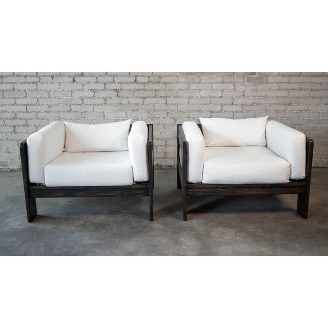 Afra & Tobia Scarpa Vintage Attributed to Tobia Scarpa for Knoll 'Bastiano' Attributed Chairs - A Pair For Sale - Image 4 of 18