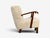 Danish Cabinetmaker, Lounge Chairs, Shearling, Beech, 1940s For Sale - Image 10 of 12