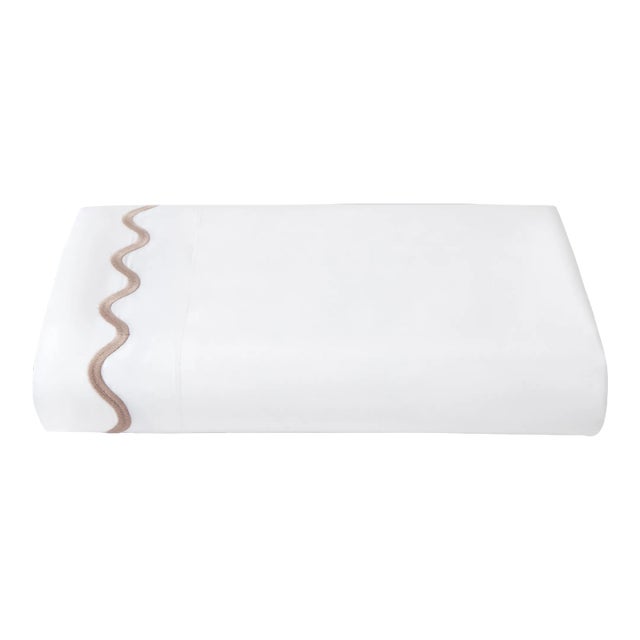 Erin Gates x Kassatex Ripple Twin Flat in Taupe For Sale