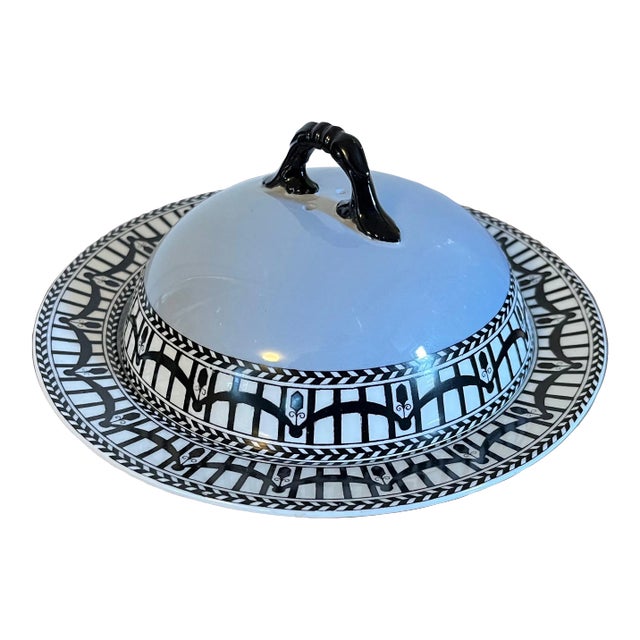 Antique Edwardian Royal Worcester Porcelain Covered Muffin Dish For Sale