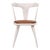 Four Hands Ripley Dining Chair - Whiskey Saddle, Off White For Sale