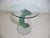 Glass Postmodern Glass Spiral Helix Side Table, 1980s For Sale - Image 7 of 7