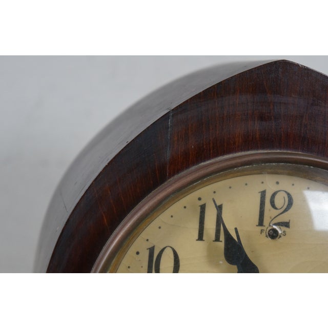 Brown Antique Sessions 8 Day American Mahogany Cathedral Gong Beehive Mantel Clock For Sale - Image 8 of 12