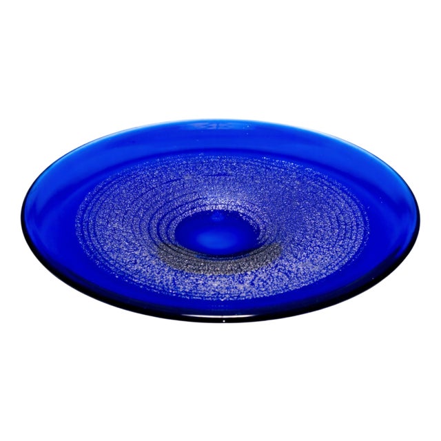 Glass Bowl with Gold Foil from František Vízner, Czechoslovakia, 1976 For Sale