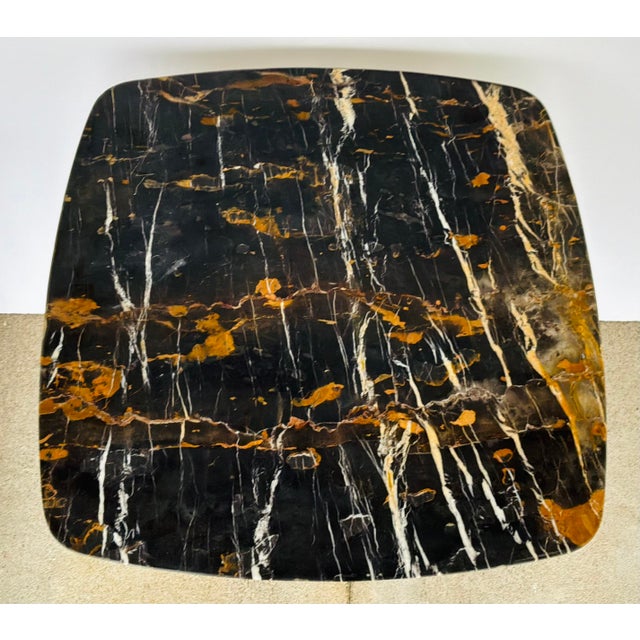 Revelation Michelangelo Marble Equilateral Accent Table For Sale - Image 4 of 4