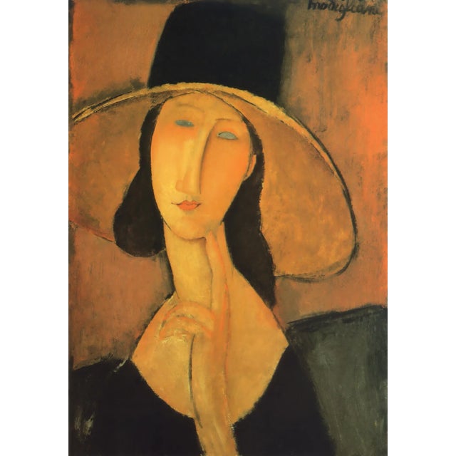 Artist: Amedeo Modigliani Country: Italy Title: Portrait of a woman with hat Medium: Giclee Marks: Limited Edition...