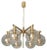 6-Round Light Globes Chandelier by Hans-Agne Jakobsson, 1960s For Sale
