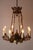 Royal French Empire Gilt Bronze and Forest Green 8-Armed Chandelier, 1950s For Sale - Image 6 of 18