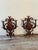 Beautifully textured pair of scroll candelabra sconces. Very heavy and dramatic. Contrasts very nicely installed on a...