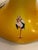 Antique Royal Bayreuth Bavarian Yellow Porcelain Stork Candlestick & Trinket Dish/Ashtray Set - 2 Pieces For Sale - Image 9 of 12