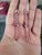Set in 18k Rose Gold, 15.14 Carats Pink Sapphire Rose Cut Chandelier Earrings, Pair For Sale - Image 6 of 6