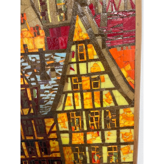 Vintage Mosaic Austrian Travel Poster by Earl Thollander by Dr. Stanley Cohen For Sale - Image 11 of 18