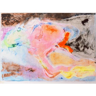 'Flight to Byzantium' by Miklos Pogany, 1987; Abstract Monotype by San Francisco Bay Area Artist For Sale
