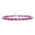 18k White Gold 15.5 CTW Ruby Octagon Tennis Bracelet, Modern Design For Sale