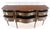 Federal Mahogany Brass Gallery Tapered Legs Serpentine Inlayed Sideboard MINT For Sale - Image 16 of 17