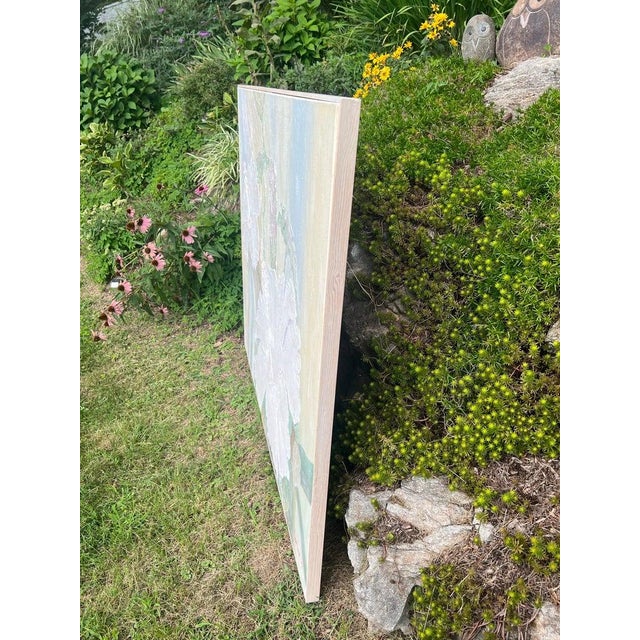 Large 1990's Acrylic Painting by Vivian Angel For Sale - Image 10 of 18