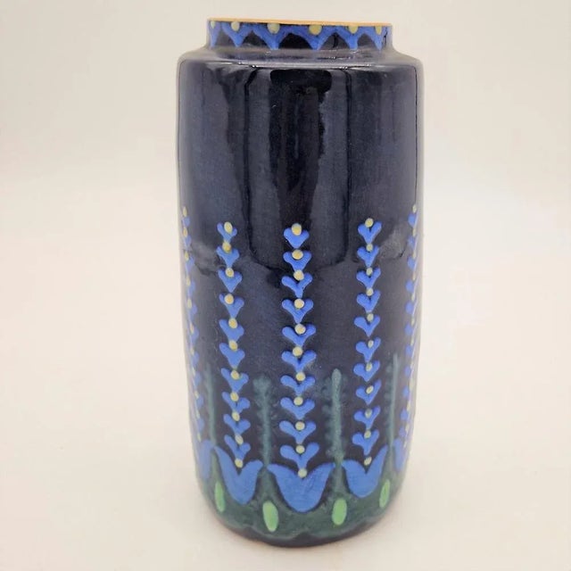 Ceramic Art Nouveau Ceramic Vase by A. Kusche, 1890s For Sale - Image 7 of 7