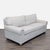 This Restoration Hardware sleeper sofa offers both style and practicality. With its clean, light gray fabric and classic...