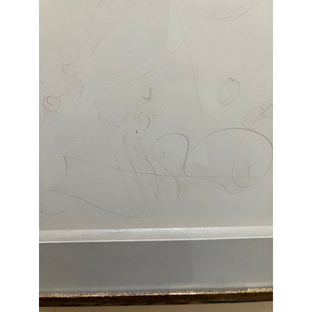 Salvador Dali Original Drawing “Bonjour” For Sale In San Francisco - Image 6 of 9