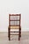 Early 19th Century English Oak Spindle Back Chair With Rush Seat For Sale - Image 4 of 9