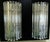 Vintage Murano Glass Sconce with Slatted Glass, 1989, Set of 2 For Sale - Image 4 of 8