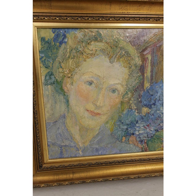 Age: Approx: 60 Years Old Details: Professionally Framed Vintage Frame Pastel Colors Signed On Canvas & Pencil Signed On...