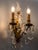 Bronze Wall Lamps with Crystal Trimmings, Set of 2 For Sale - Image 4 of 8