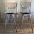 1980s Rustic Distressed Whitewash Farmhouse Swivel Barstools For Sale In Las Vegas - Image 6 of 7