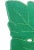 Early 21st Century Set 4 Green Leaf Christmas Holiday Cocktail Napkins Linen For Sale - Image 5 of 12