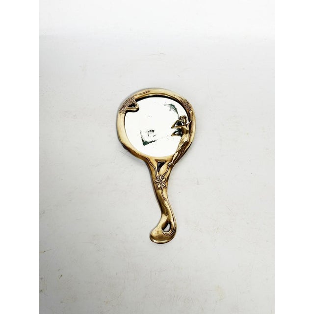 Art Deco Style Hand Mirror, France, 20th Century For Sale - Image 4 of 13