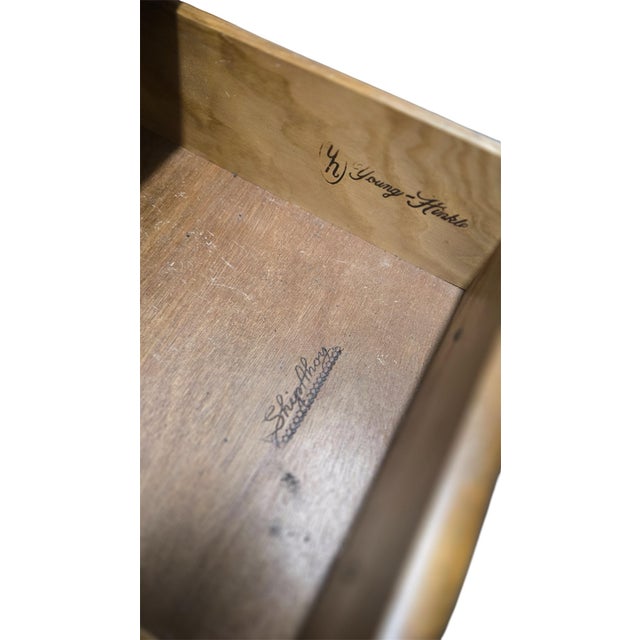 Nautical Young-Hinkle “Ship Ahoy” Vintage Nautical Dresser & Nightstand Set, Circa 1970s For Sale - Image 3 of 12