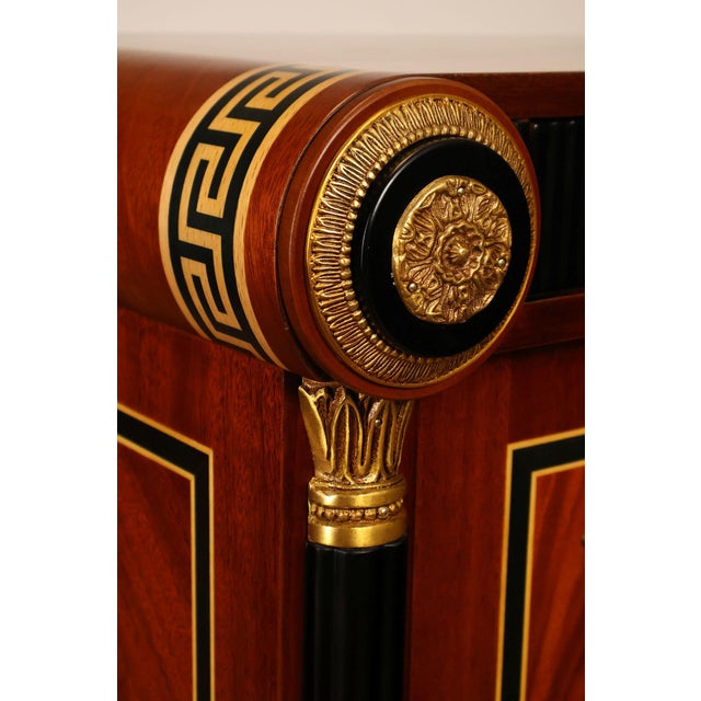 Infinity Furniture Neoclassical Style Mahogany Tall Chest For Sale - Image 10 of 18