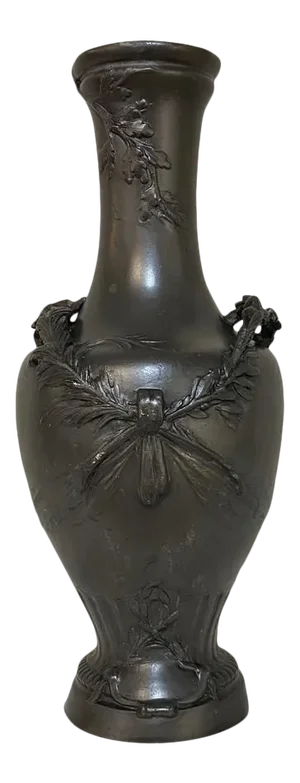 Early Art Deco Period Pewter Vase